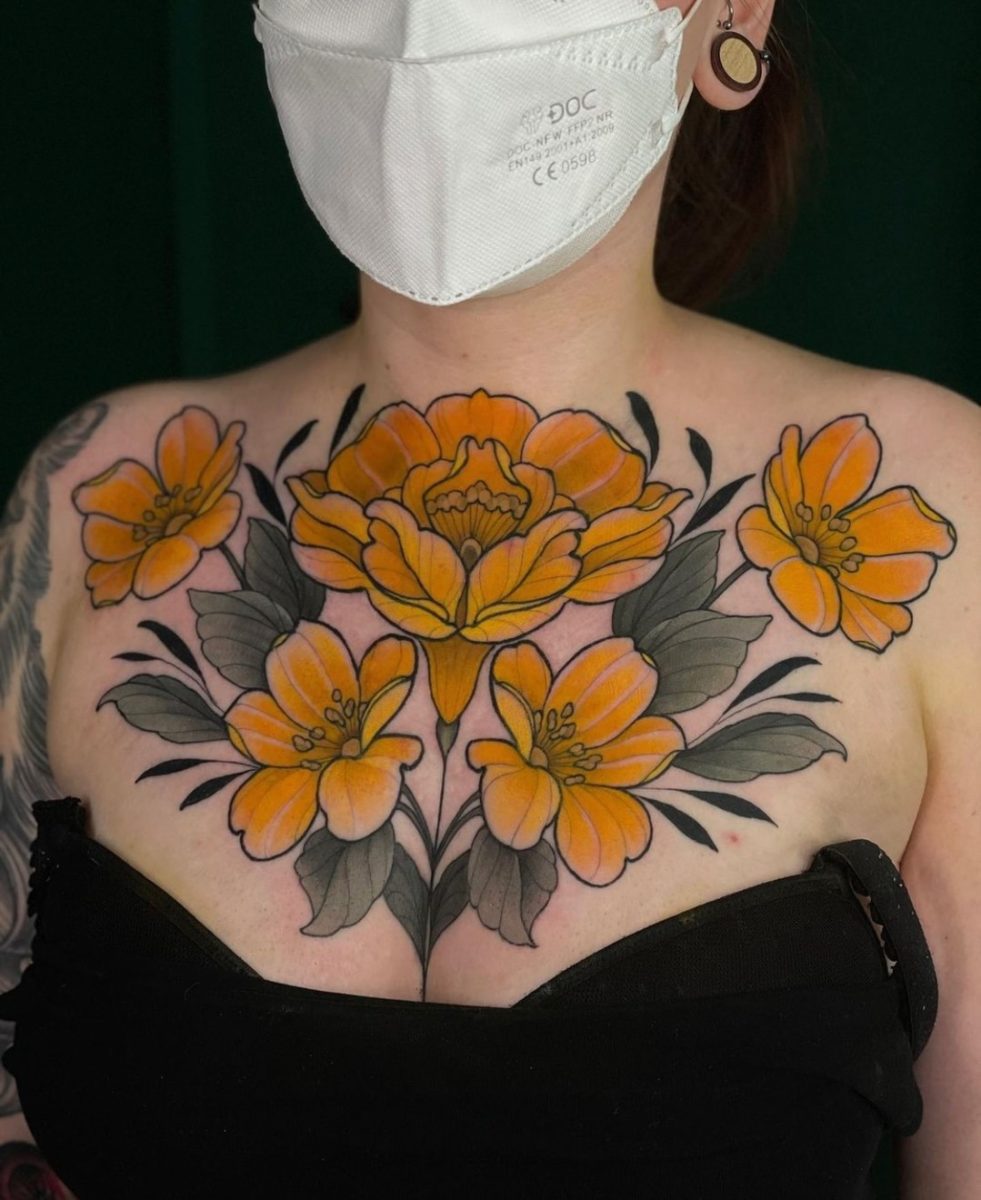 Chest Tattoos for Women