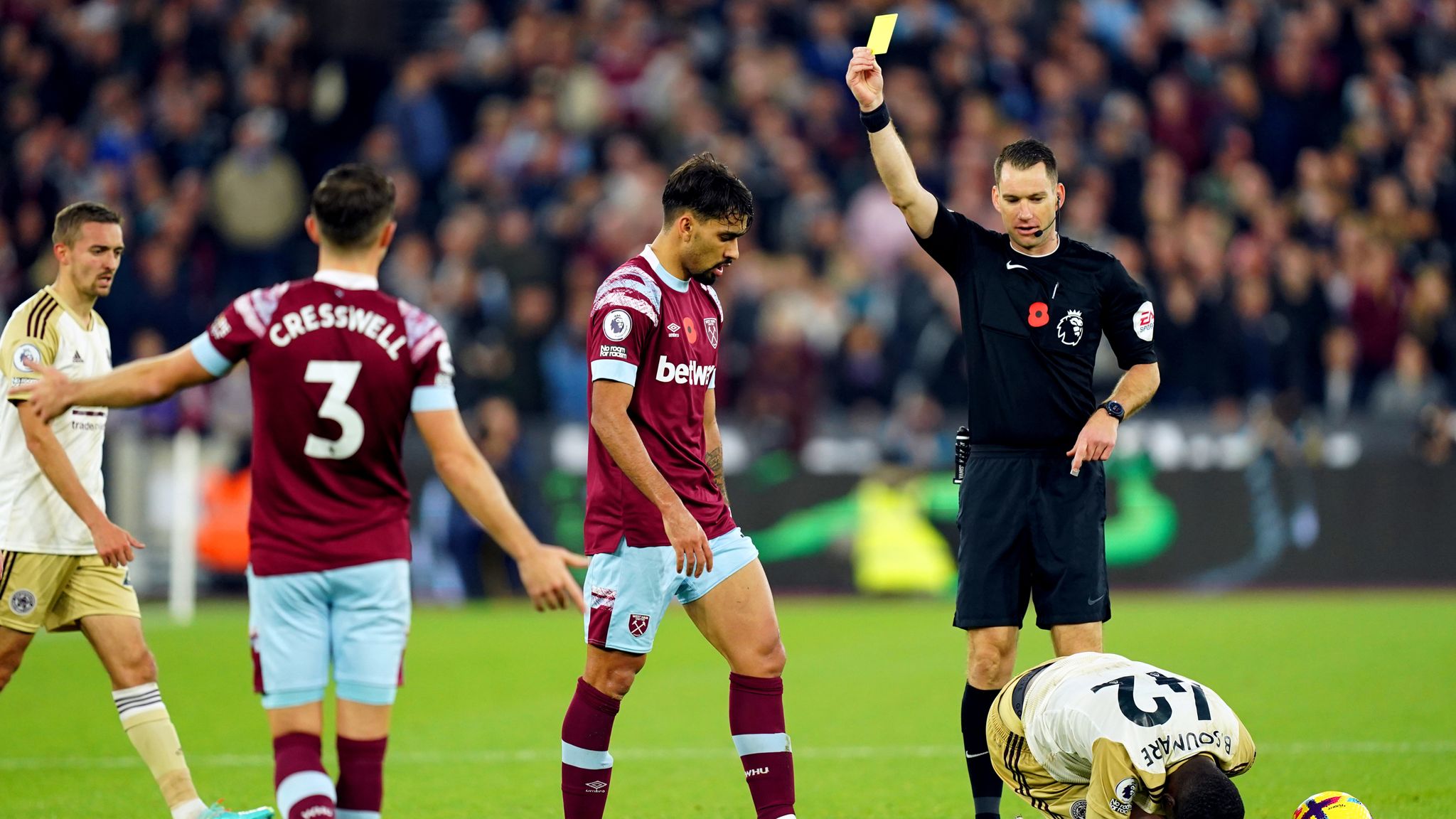 West Ham United's Lucas Paqueta charged by FA with spot-fixing by  deliberately trying to get booked | UK News | Sky News