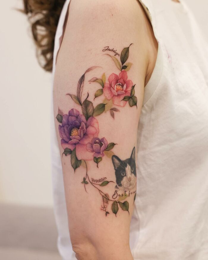 Transformative Elegance: Silo’s Exquisite Flower Tattoos And Expert Cover-UPS