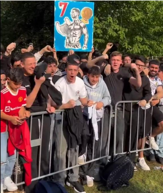 German fans go crazy on Ronaldo's arrival at Euro 2024 480606