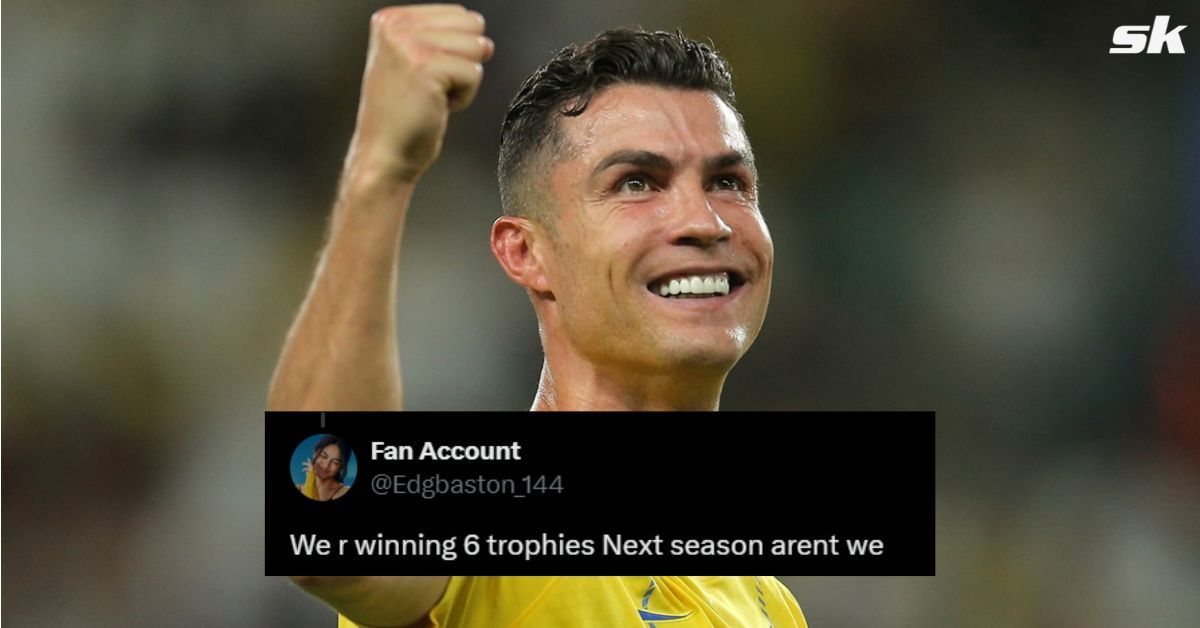 Fans react as Cristiano Ronaldo