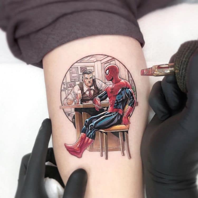 Spiderman Tattoo