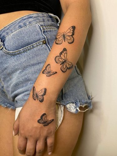 Explore 20 Captivating Butterfly Tattoo Designs on Arms for Men and Women &#8211; Fresh Ideas for 2024