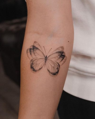 Explore 20 Captivating Butterfly Tattoo Designs on Arms for Men and Women &#8211; Fresh Ideas for 2024