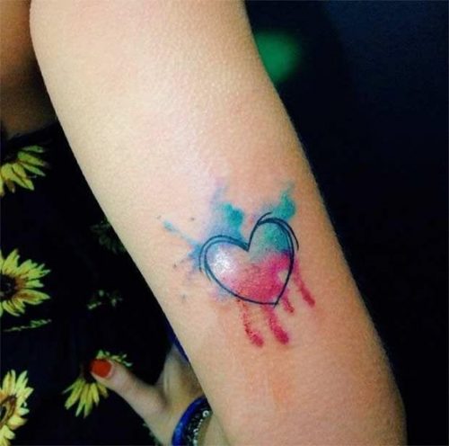 19 Small Watercolor Tattoo Ideas